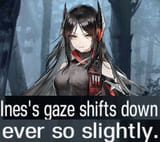 Ines likes what she sees