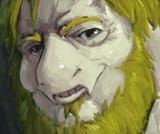 an expression of pain