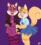 Squirrel sisters popgoes