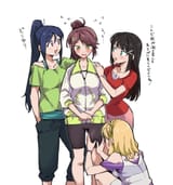 __matsuura_kanan_kurosawa_dia_ohara_mari_and_goto_akira_love_live_and_2_more_drawn_by_sansensui__37361ac5932de0a791c28ef166b21628