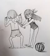 Aubrey &amp; Kel at the Beach @Mim03636