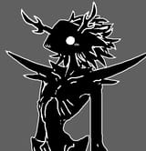 knight floofy hair