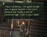 act 3 saving sergeant vigastes