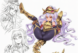 1girl, solo, branch (blackrabbits),asanagi,feason, artist_personal ami, jtveemo s-2280127986
