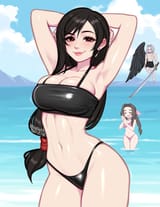 Summer Tifa sketch