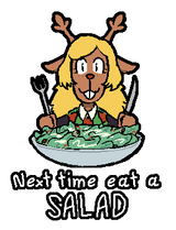 noelle eat a salad