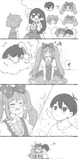 mari helps basil get with sunny