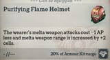 melta helmet