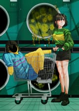 Chara in cursed laundromat (also Second Death Frisk)