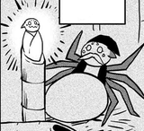 ___finding a spider in a bamboo shot