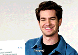 andrew garfield laughing