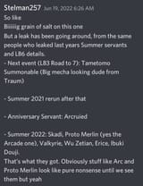 the only true leak so far