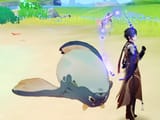 Zhongli with Raiden&#039;s skill