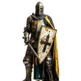 ai-generated-medieval-knight-in-armour-on-transparent-background-free-png