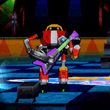 gamma plays guitar
