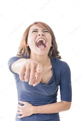 laughing woman