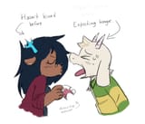 asriel and dess kissing