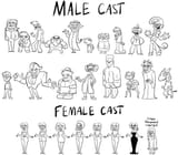 male n female