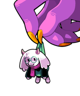 susie holding ralsei