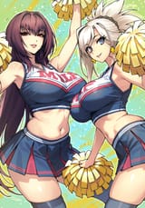 __scathach_and_miyamoto_musashi_fate_and_1_more_drawn_by_dynamitenatalia__ae0f7816a4791062d8d5fac9c584750f