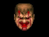 Doom guy bloody face