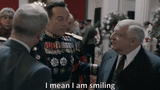 Zhukov smiling