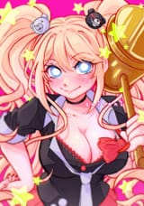 __enoshima_junko_danganronpa_and_1_more_drawn_by_oritani__17128fe225bc4c6c674c2c4dbac54602