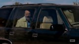 walter in a car