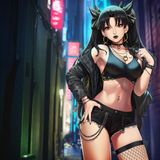 1girl, ishtar (fate), artist_sei shoujo, artist_modare, artist_sciamano240, goth s-2103468116