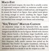 Mace fist
