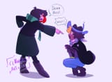 chara tells clover to sit