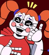 laughing clown
