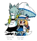 Stilletto the Fox and Piccola the Cat