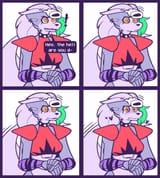 Petting Roxanne Wolf
