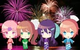 doki doki new years2 chibi