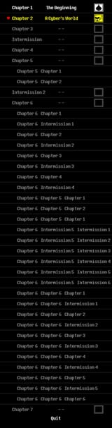 chapter select