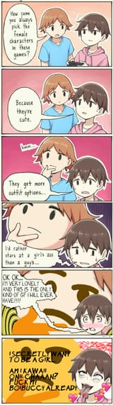 play a female char