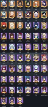 My Genshin Roster