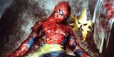 Spider-Man-lying-defeated-near-E