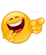 laughing and pointing emoticon preview