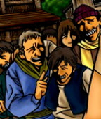 laughing peasant
