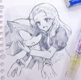 _Pancakechan_ - 1850347489947463959 - 昨日の夜中に姉に頼まれて描いたシャドマリ - 1