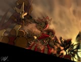 segasonic___sunset_showdown_by_tigerfog_d1usinf