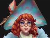 silly aurora smile