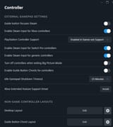 switch pro controller settings