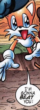 Tails threat of physical violence
