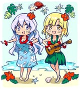 mei yusa rebel alliance guitar hawaiian shirt dance beach island