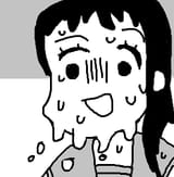 Melting anime girl