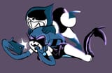 Lancer and Queen selfies