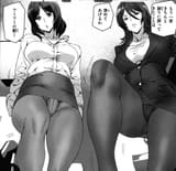office lady stand